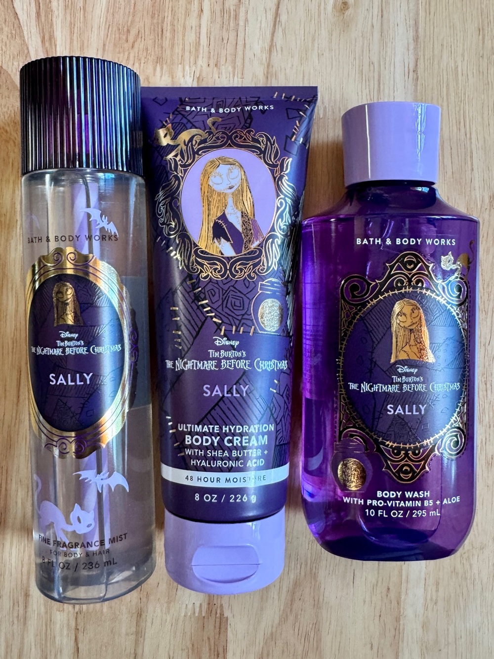 Bath & Body Works Disney Nightmare Before ChristmasSally 3Pc Set